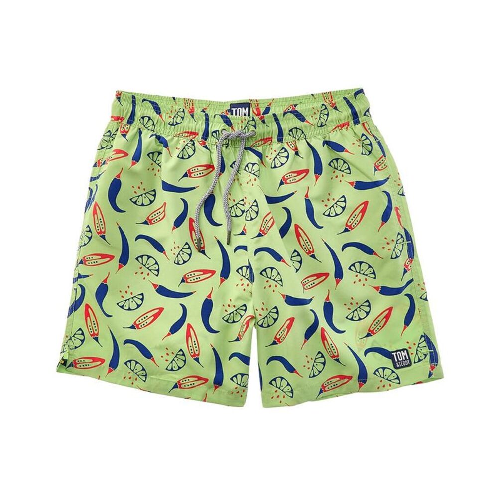Tom & Teddy Mens  Chillis Swim Trunk, Blue